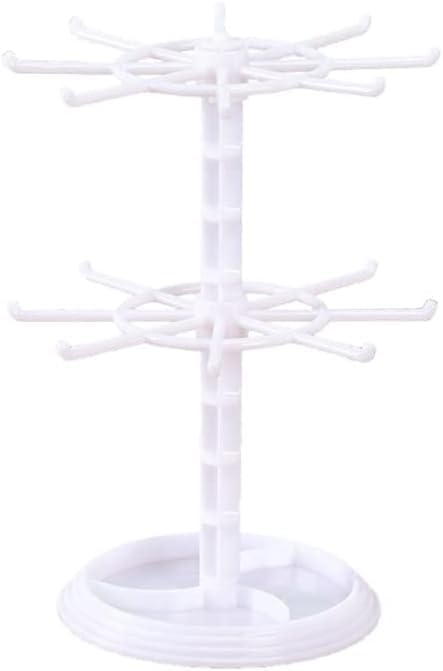 2 Tier Rotating Jewelry Display Stand, Necklace Holder, Jewelry Tree Stand by Cchenxxi