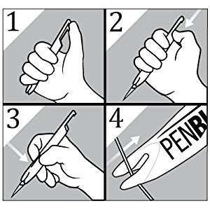 TIDI PenBlade Retractable Utility Knife, Blade Sizes 10, and 15 ― - Image 9