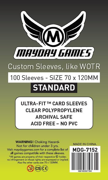 MayDay Game's Onitama Standard Compatible Card Sleeve Bundle by MAYDAYGAMES