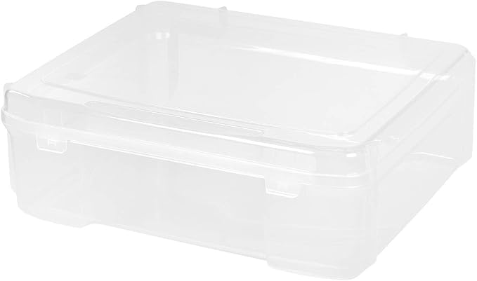 IRIS USA Fits 12" x 12" Paper, Thick Portable Plastic Scrapbook Project Case - Image 8