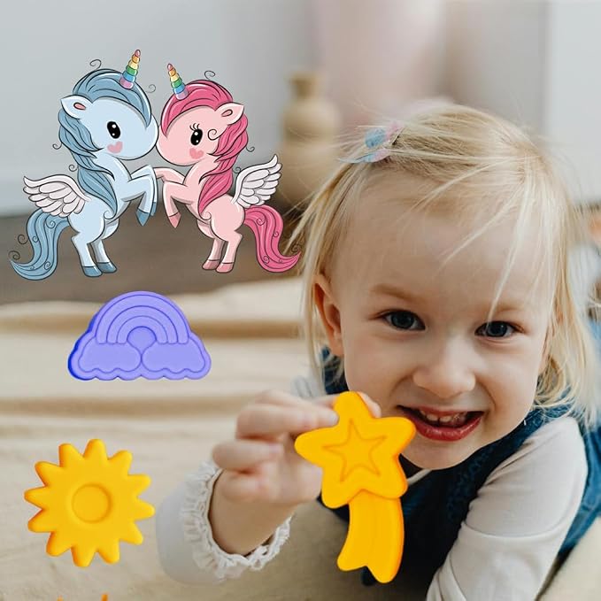 2 Pack Unicorn Molds Silicone 8 Cavity 3D Flying Unicorn Themed Baking Mould - Image 9