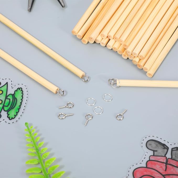 Toddmomy 30Pcs DIY Shadow Puppet Control Rods Handmade Puppet Arm Control Sticks - Image 9