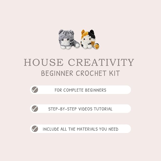 HOUSE CREATIVITY Chenille Crochet Kit - Image 7