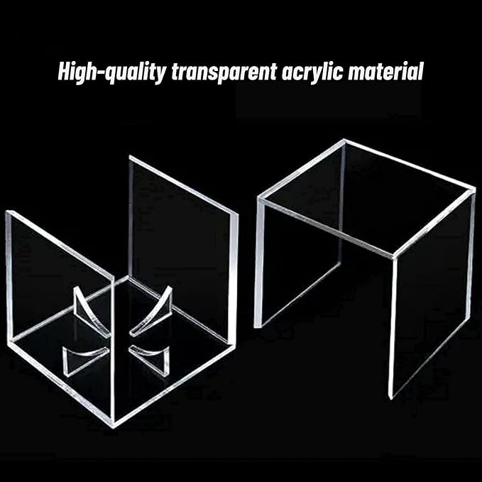 Baseball Display Case, 24 Pack Clear Acrylic Cube Holder Set | Dustproof Clear - Image 6