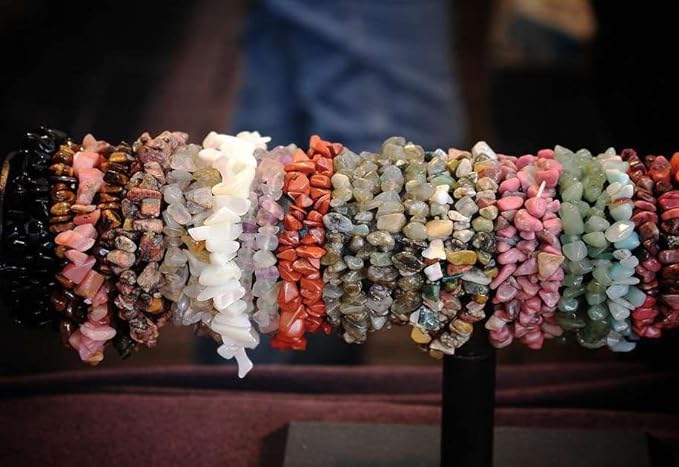 LAIDANLA Moonstone 400pcs Natural Chip Stone Beads 5-8mm Healing Crystal - Image 6