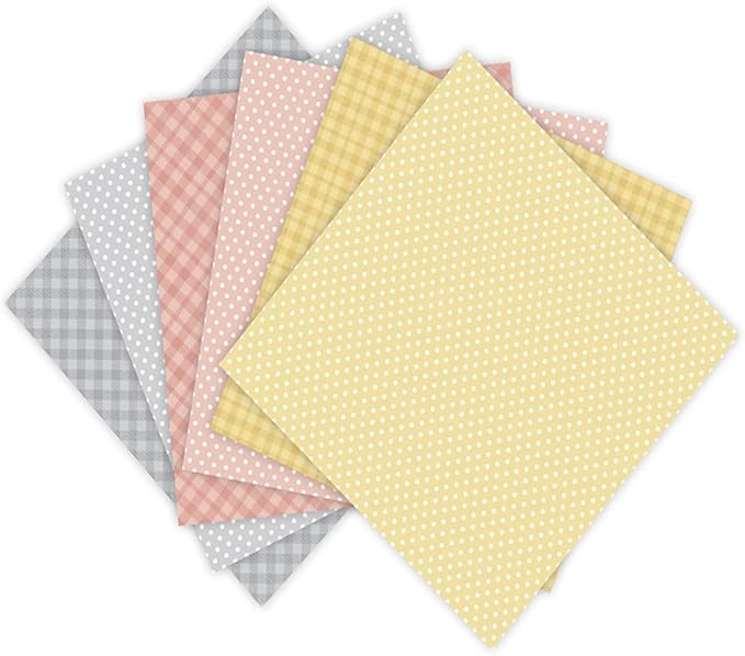 24 Sheets 6"x6" Pink Spring Scrapbook Paper - Image 6