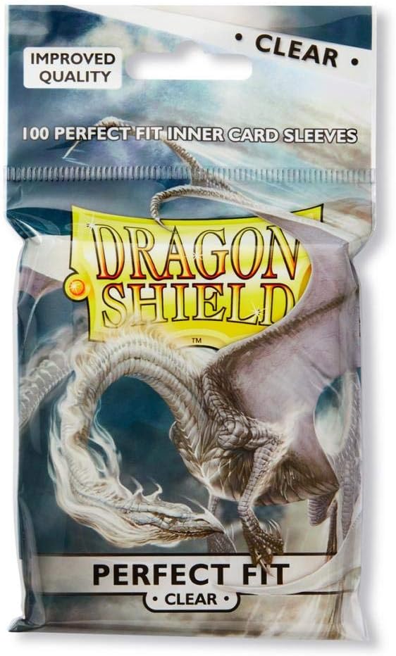 10 Packs Dragon Shield Perfect Fit Clear Inner Sleeves Standard Size 100 ct - Image 5