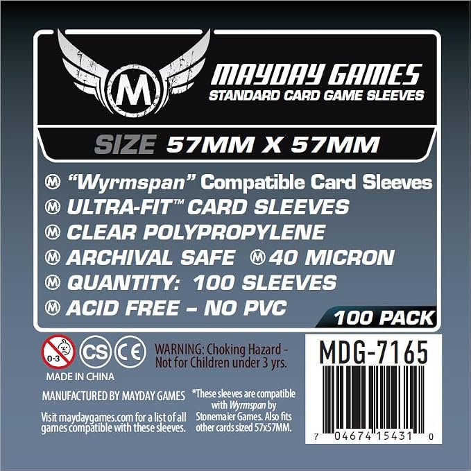 Mayday Games Wyrmspan -Standard Compatible Card Sleeves Bundle - Image 3