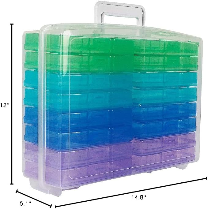 novelinks Photo Storage Box and 16 Inner 4" x 6" Photo Storage Containers | - Image 8