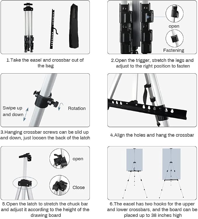 Art Easel Stand for Painting and Sign - Image 9