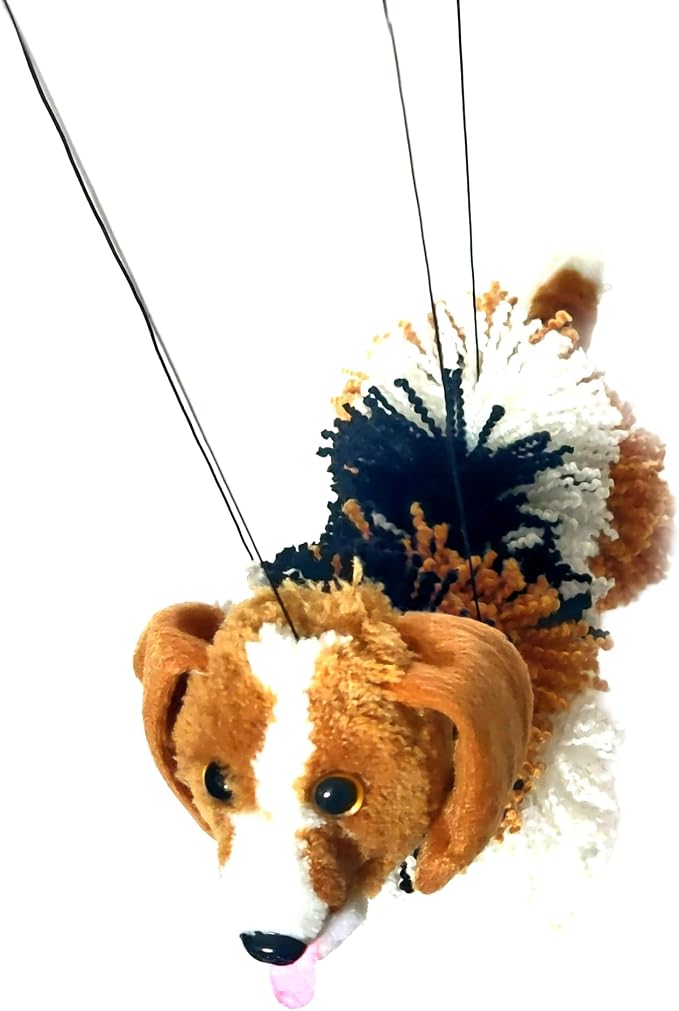Artisan Owl Beagle Marionette Puppet - Image 3