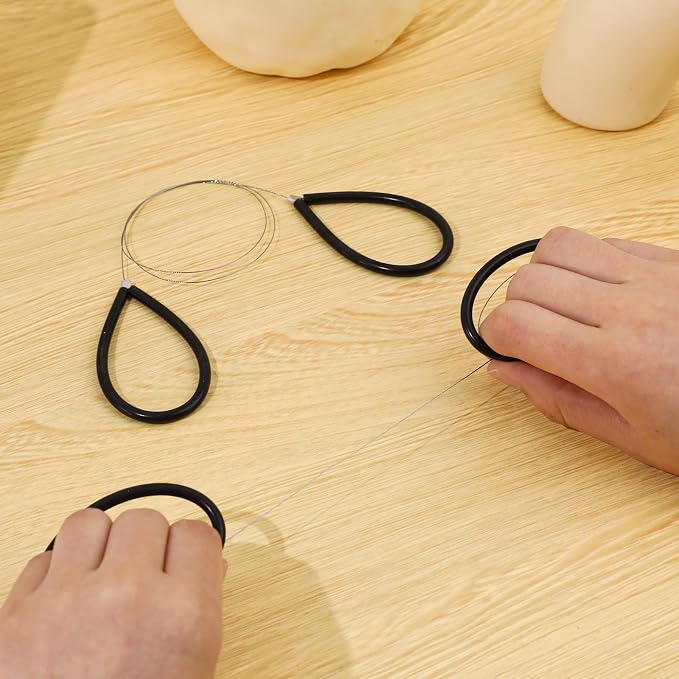 Clay Cutters Wire Steel Wire Clay Cutter Cutting Pottery Tools Cut Off Tools - Image 7