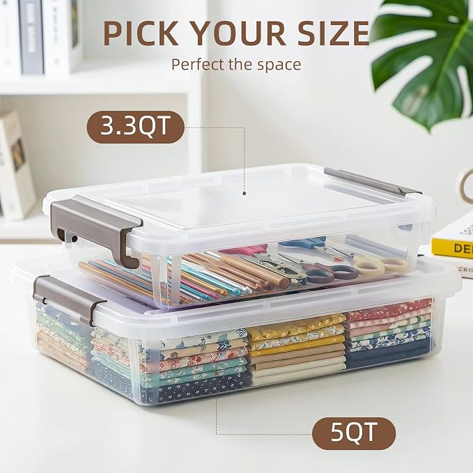 Citylife 20 PCS Plastic Storage Bins - Image 9
