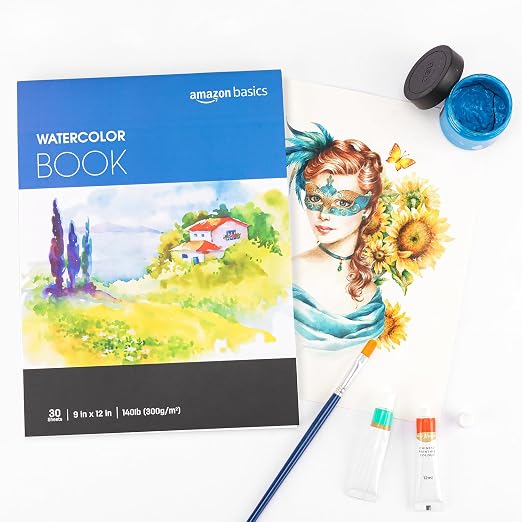 Amazon Basics Watercolor Pad for Beginners, Adults and Students, Cold Press - Image 8