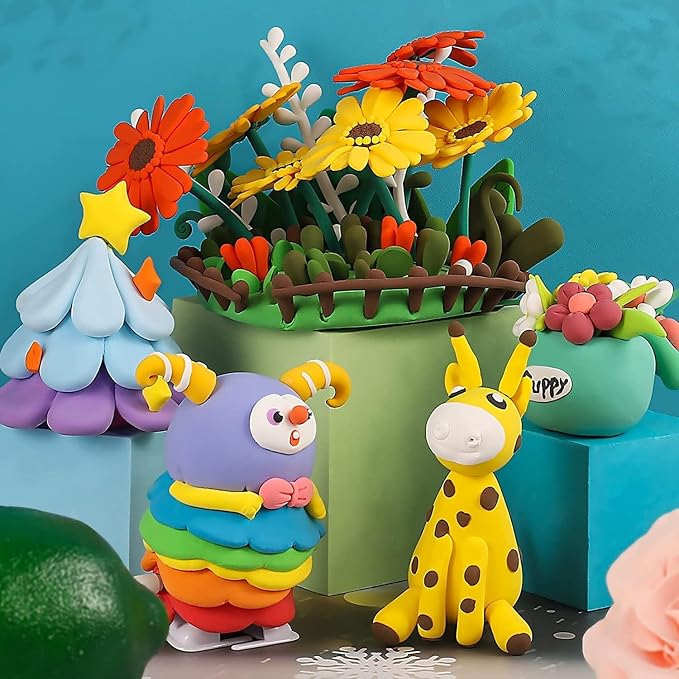 Modeling Clay - 50 Colors Air Dry Clay, DIY Molding Magic Clay - Image 9