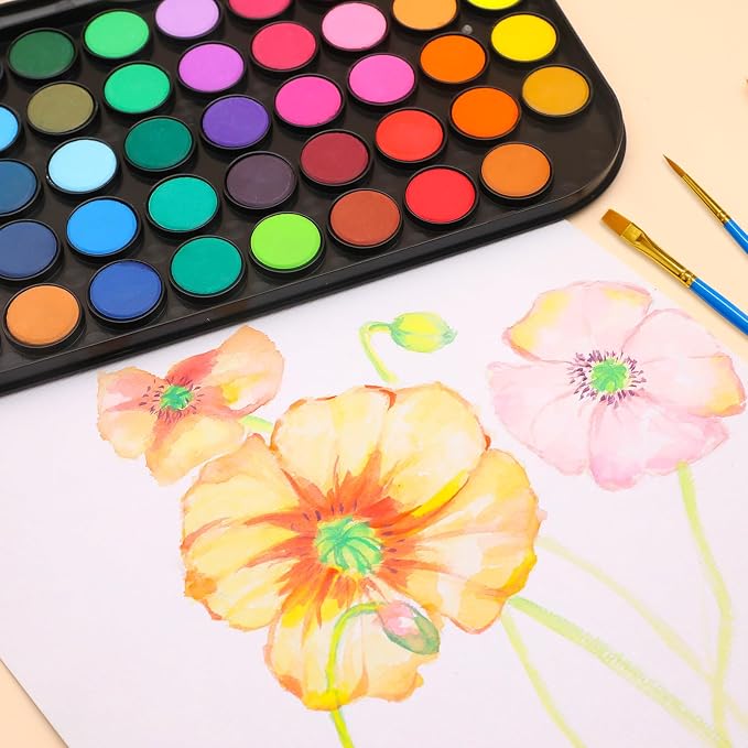 Artecho 48 Colors Watercolor Paint Set - Image 5