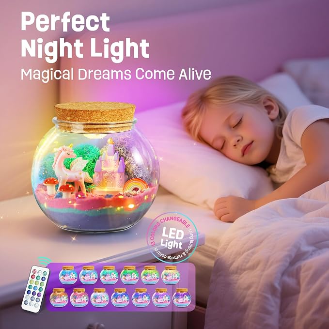 LAOESE Unicorn Light-Up Terrarium Kit - Image 6