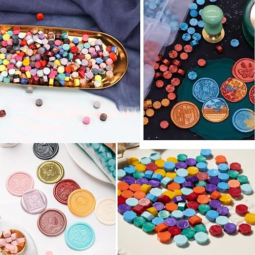 300 Pcs Wax Seal Beads, Pearl White, Quick Drying, Christmas Cards - Image 7