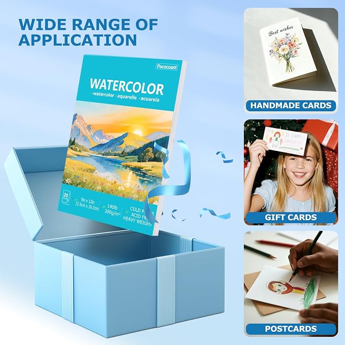 Pacocoast Watercolor Paper, Artist Sketchbook - Image 7