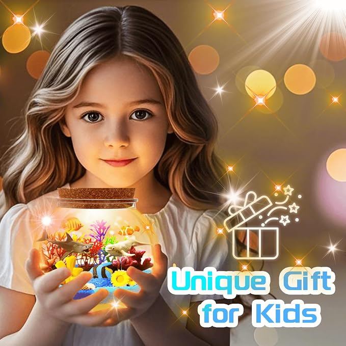 Ocean Light Up Terrarium Kit for Kids - Image 6