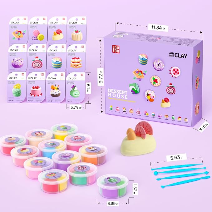LOUFOR Air Dry Clay Kits - Image 8