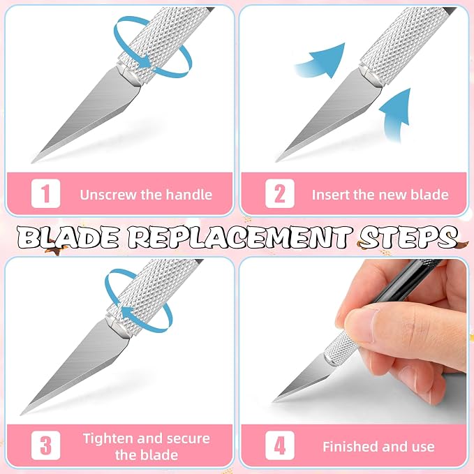 DIYSELF Exacto Knife, Hobby Knife, Professional Exacto Knife - Image 6