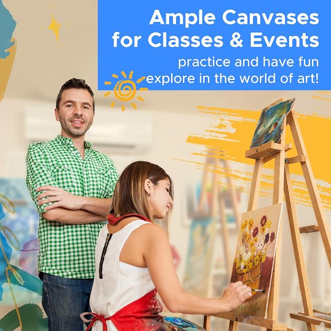 Canvas for Painting 11x14 inch, 32 Pack Bulk Painting Canvas Boards for Novices - Image 8