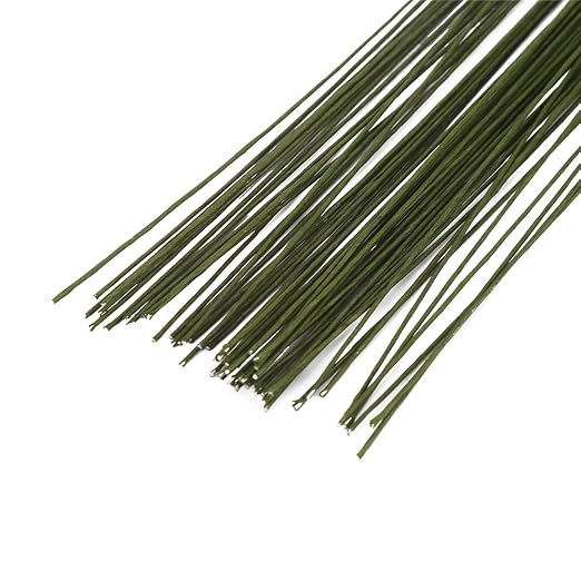 DECORA 26 Gauge Dark Green Floral Wire - Image 3