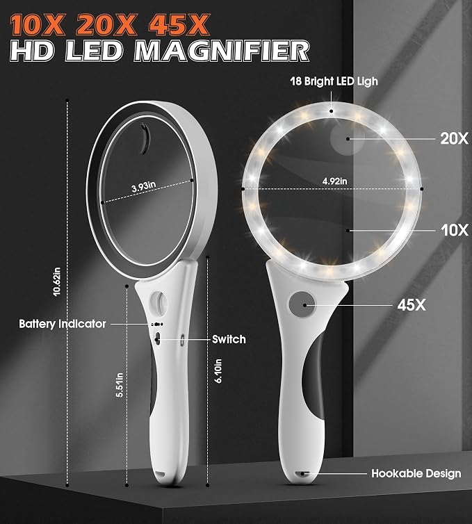 Rechargeable Magnifying Glass - Image 7