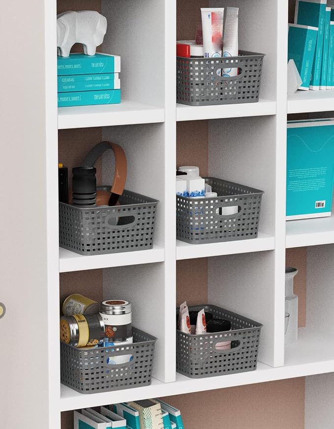 WYT Weave Storage Organizer Baskets, 10.1" x 7.55" x 4.1" - Image 7