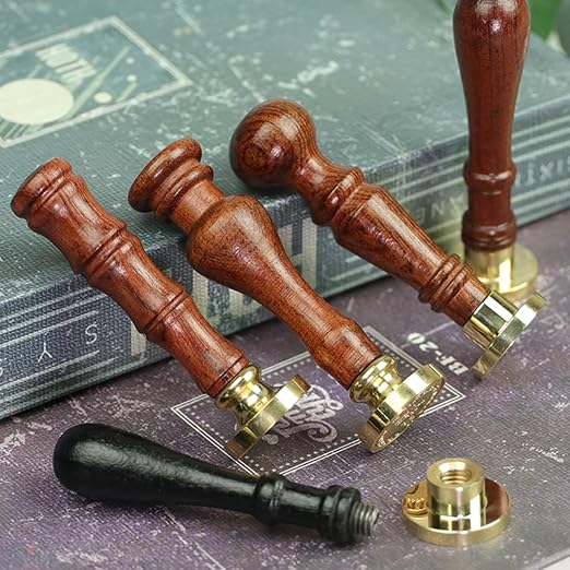 Frame Wax Seal Stamp Kit, 3D Embossed Relief Carving Wax Seal Stamp Head and - Image 7