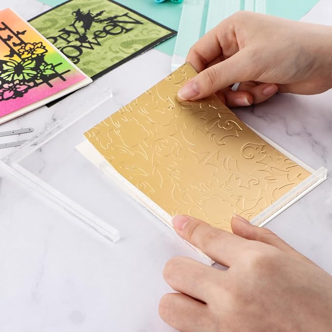 BAOFALI 7 Pcs/Set Creative Positioning Pieces Card Corners Helpers Stamping - Image 9