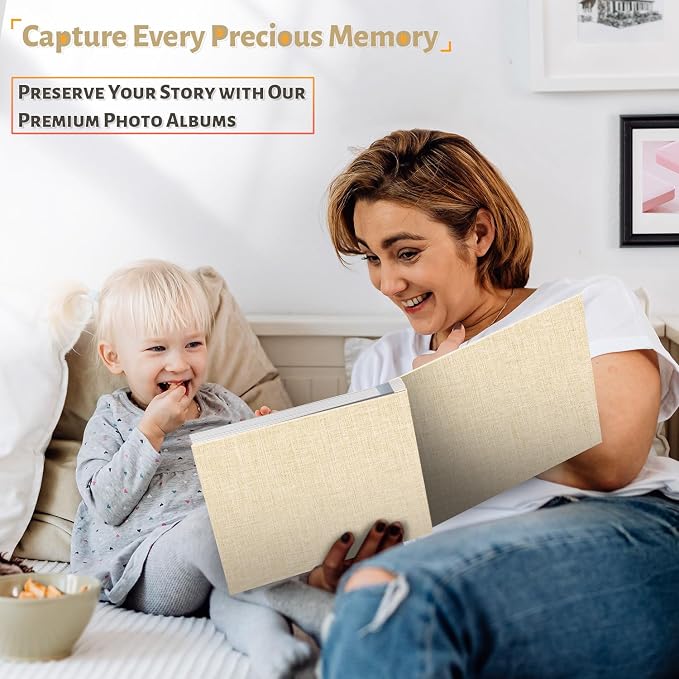 Artfeel Photo Album Self Adhesive Scrapbook, 120 Pages Large Photo Book - Image 6