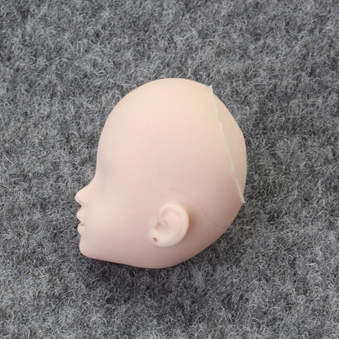 DoubleWood 10pcs 1/6 Doll Head Soft Plastic Doll Repainting Practice Makeup - Image 5