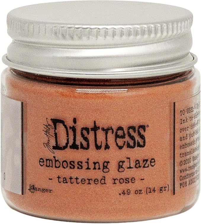 Tim Holtz - Ranger EMBOSSING GLAZE TATTRD ROS, Tattered Rose by Unknown