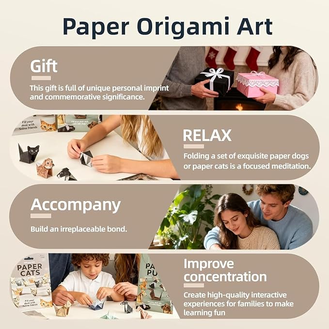 DIY Paper Cat Origami Kit - Image 7