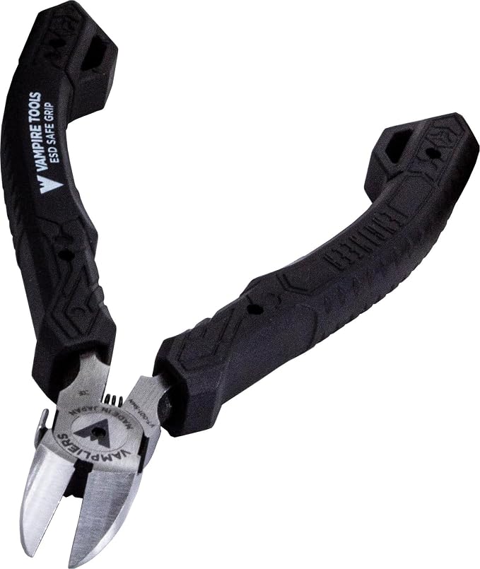 VAMPLIERS 4.75" Precision Flush Cutters. Made in Japan. Professional Grade Side - Image 8