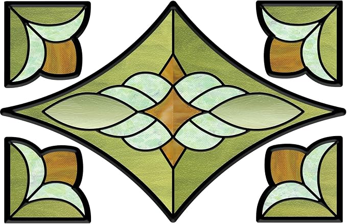 ADD.HERES Window Stickers, Stained Glass Window Privacy Film, UV Blocking - Image 6