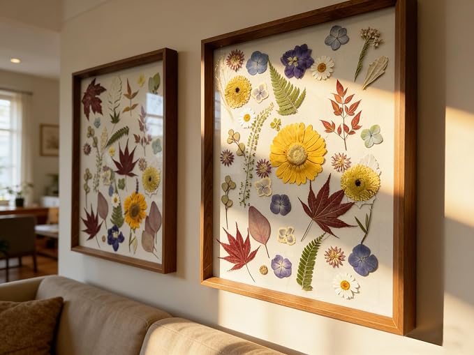 A4 Large Dried Pressed Flowers for Resin Real Dry Natural Flowers Leaves for - Image 4