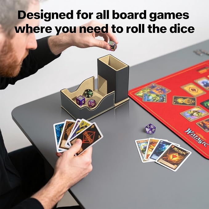 Dice Tower and Tray, Foldable Portable Dice Rolling Tower, Dice Roller Accessory - Image 6
