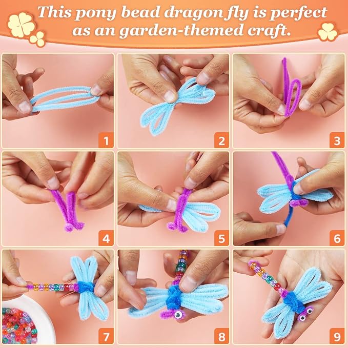 Eppingwin 1000 Pony Beads, 6x9 mm Large Beads, Hair Beads, Beads - Image 6