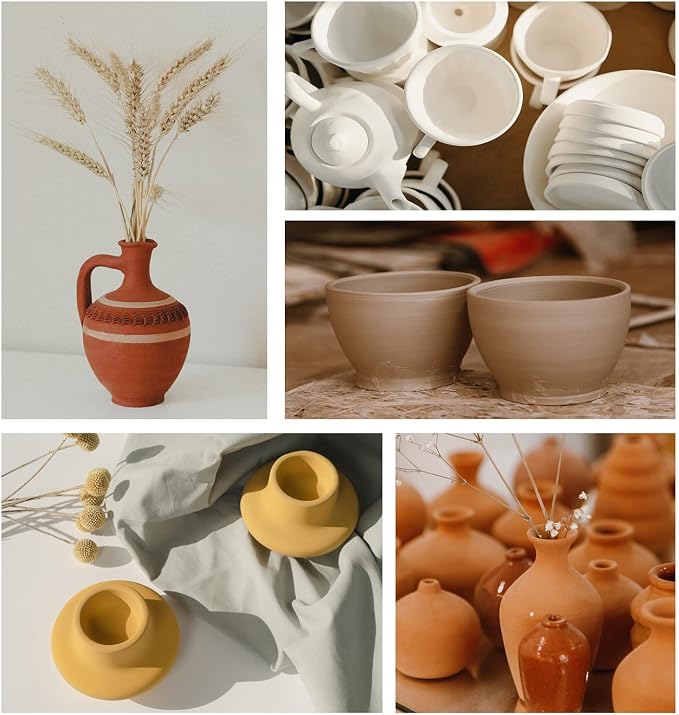 Air Dry Clay 10 LBs with 42 Pcs Set Pottery Clay Tools Set - Image 6