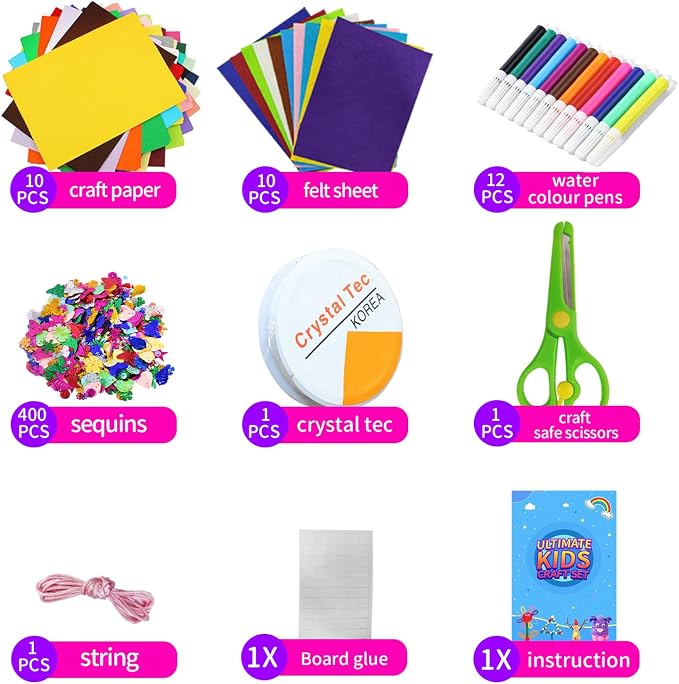 Itopstar 3000+ Kids Arts and Crafts Supplies - Image 4