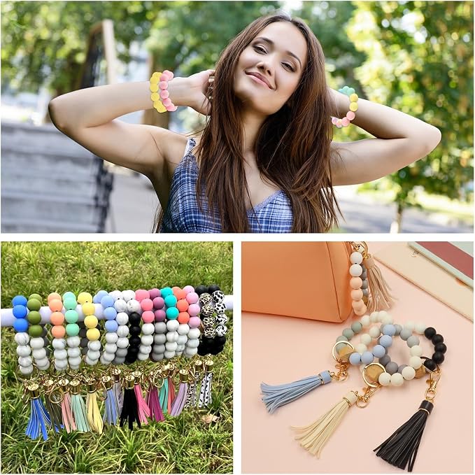 ASTARON 100 Pcs 15mm Silicone Beads - Image 4