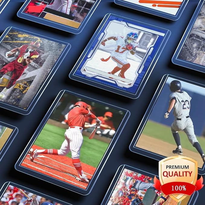 2000 Hard Plastic Card Sleeves, Premium Baseball Card Protectors, Sports Game - Image 6