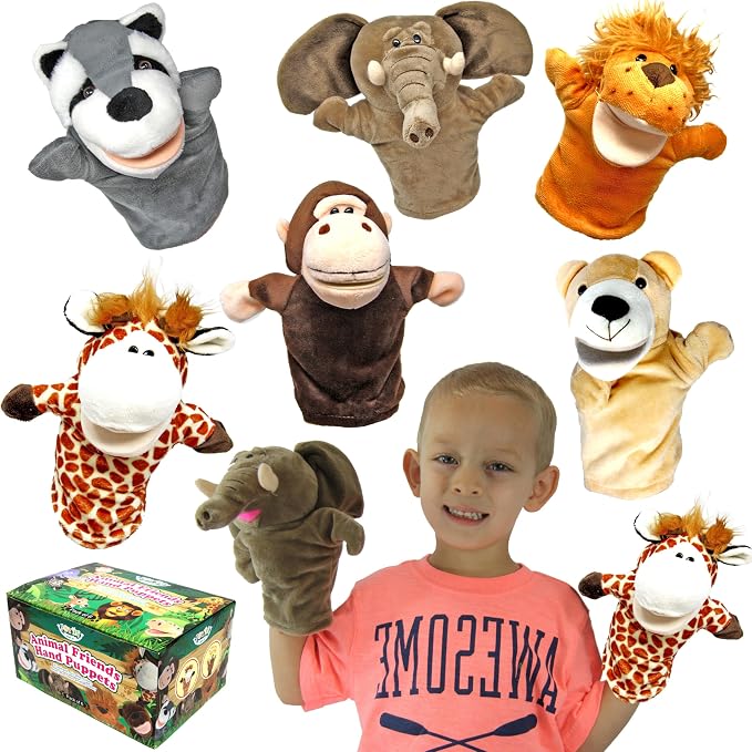 JOYIN 6Pcs Kids Hand Puppet Set - Image 9