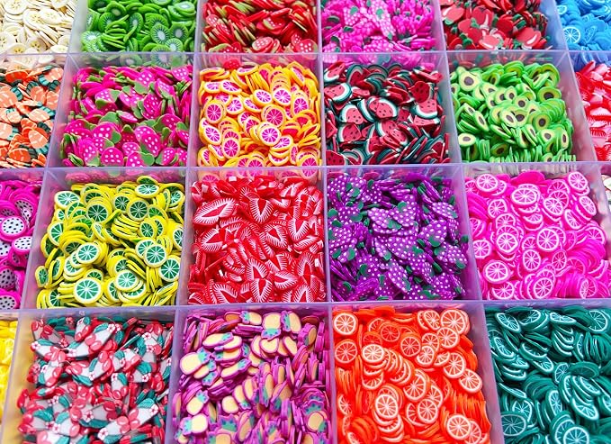 14800Pcs Fruit Nail Art Slices Polymer Fruit Slice 3D Polymer Slices Polymer - Image 6
