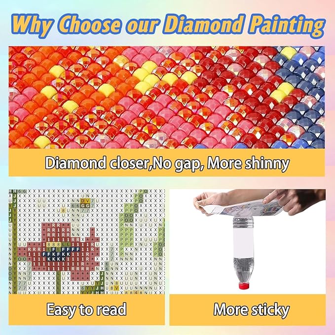 Religious Diamond Art Kits for Adults, Full Drill Jesus Diamond Painting Kits - Image 7