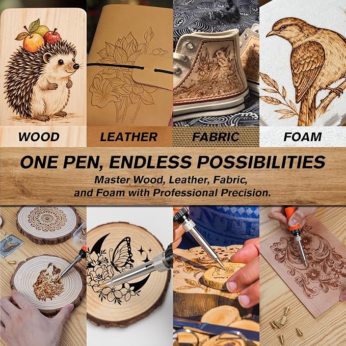 K KERNOWO Wood Burning Kit - Image 9