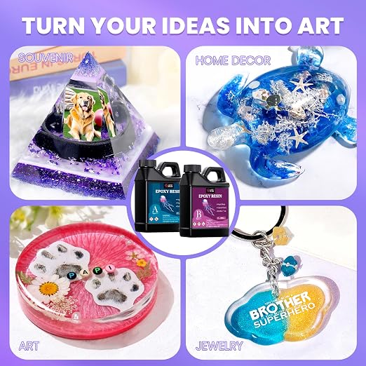 LET'S RESIN 34oz Crystal Clear Epoxy Resin, Casting Resin - Image 8